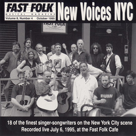 Fast Folk Musical Magazine (October 1995, Vol. 8, No. 4): New Voices NYC